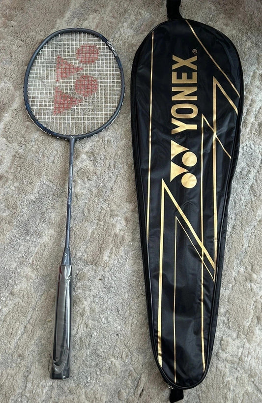 YONEX badminton racquet Astrox Attack 9 GREY Strung Badminton Racquet With CASE