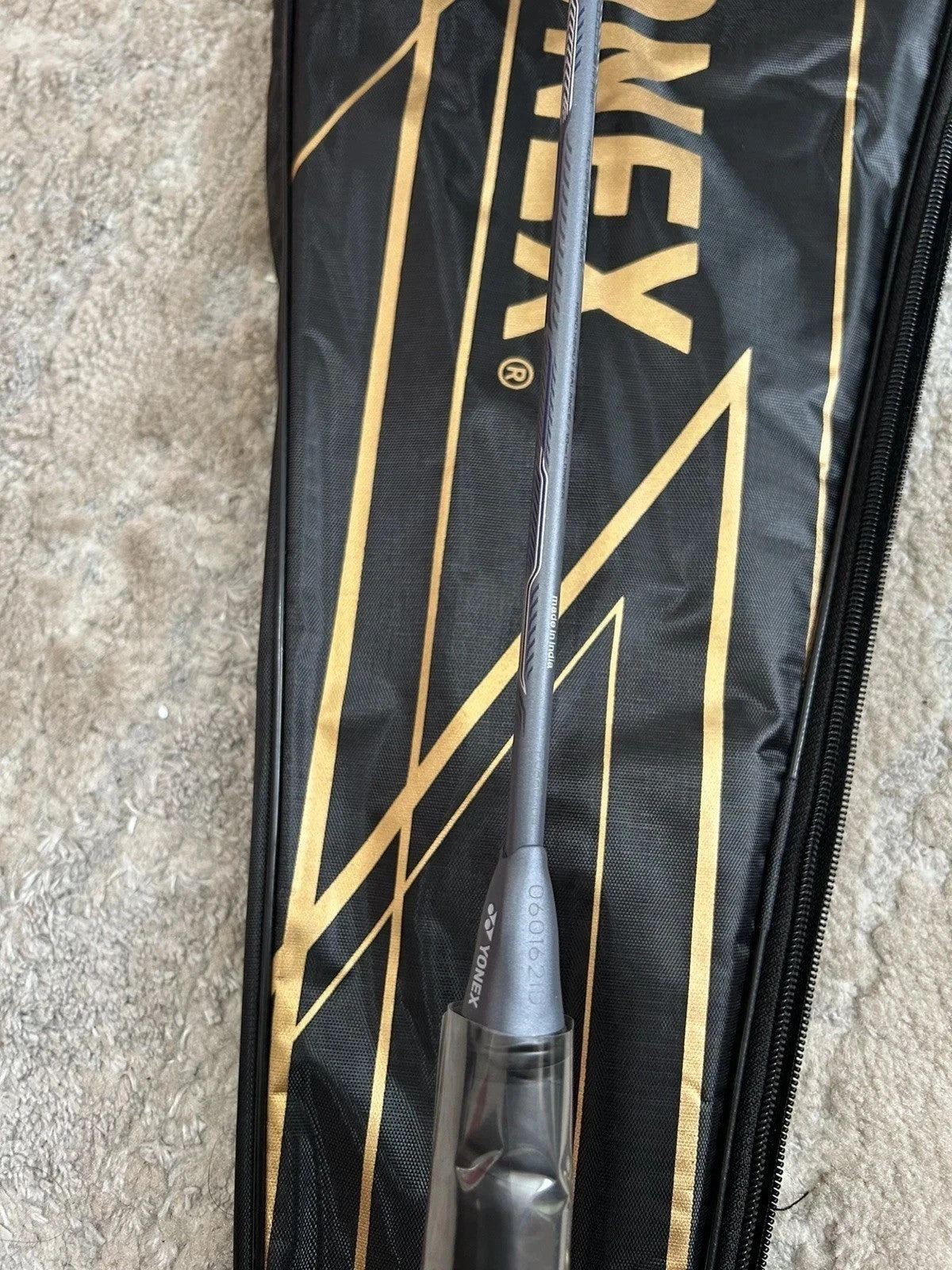 YONEX badminton racquet Astrox Attack 9 GREY Strung Badminton Racquet With CASE