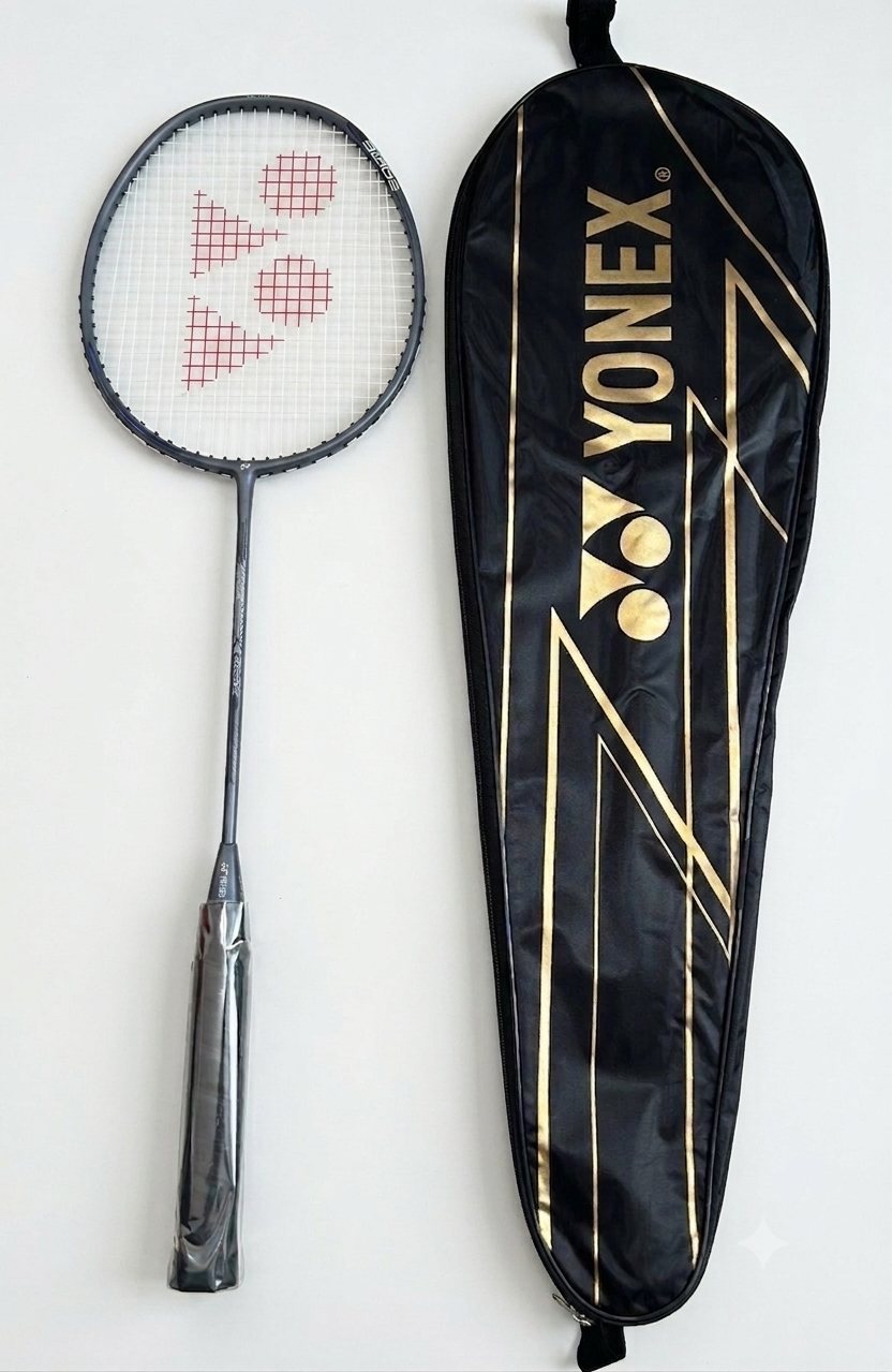 YONEX badminton racquet Astrox Attack 9 GREY Strung Badminton Racquet With CASE