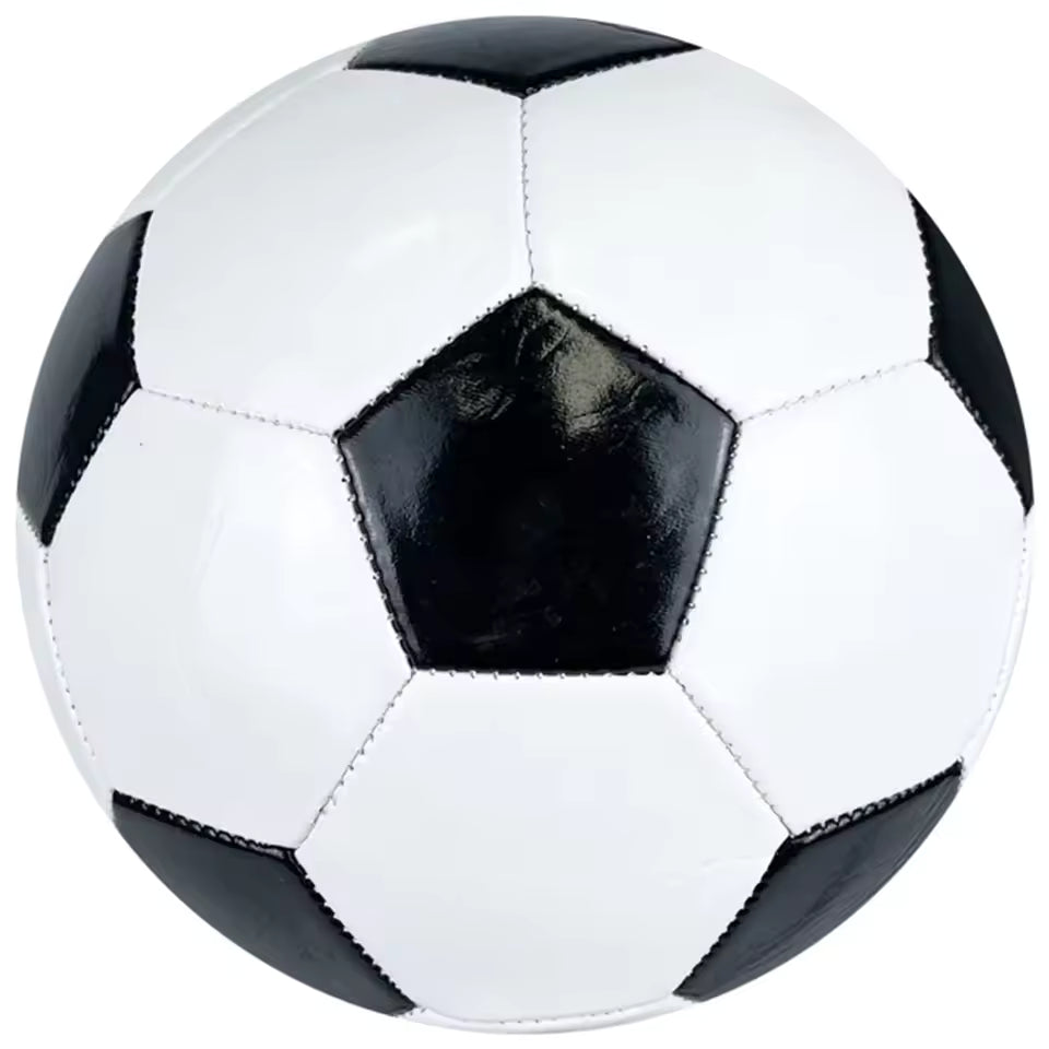 Professional Soccer Balls Size 5 Football Ball Leather Machine-stitched Soccer Ball for Children Adults Outdoor Sport Training