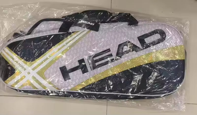 HEAD Tennis Rackets Backpack Large Capacity for 3-6 Pieces Racquets Badminton Squash Gym Bag with Separated Shoes Compartment