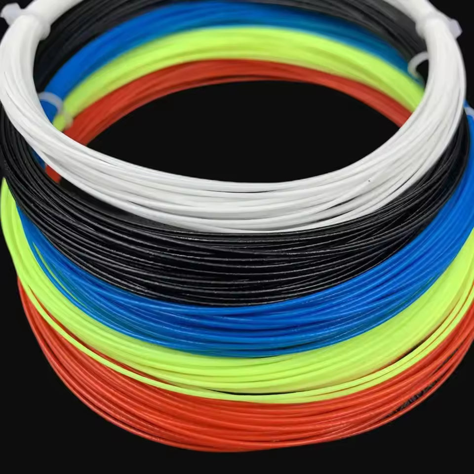 Multicolor Badminton Racket String Dia.0.7mm Length 10M Badminton Racquet Wire BG65 BG65Ti Sport Supplies Racquet Stringing