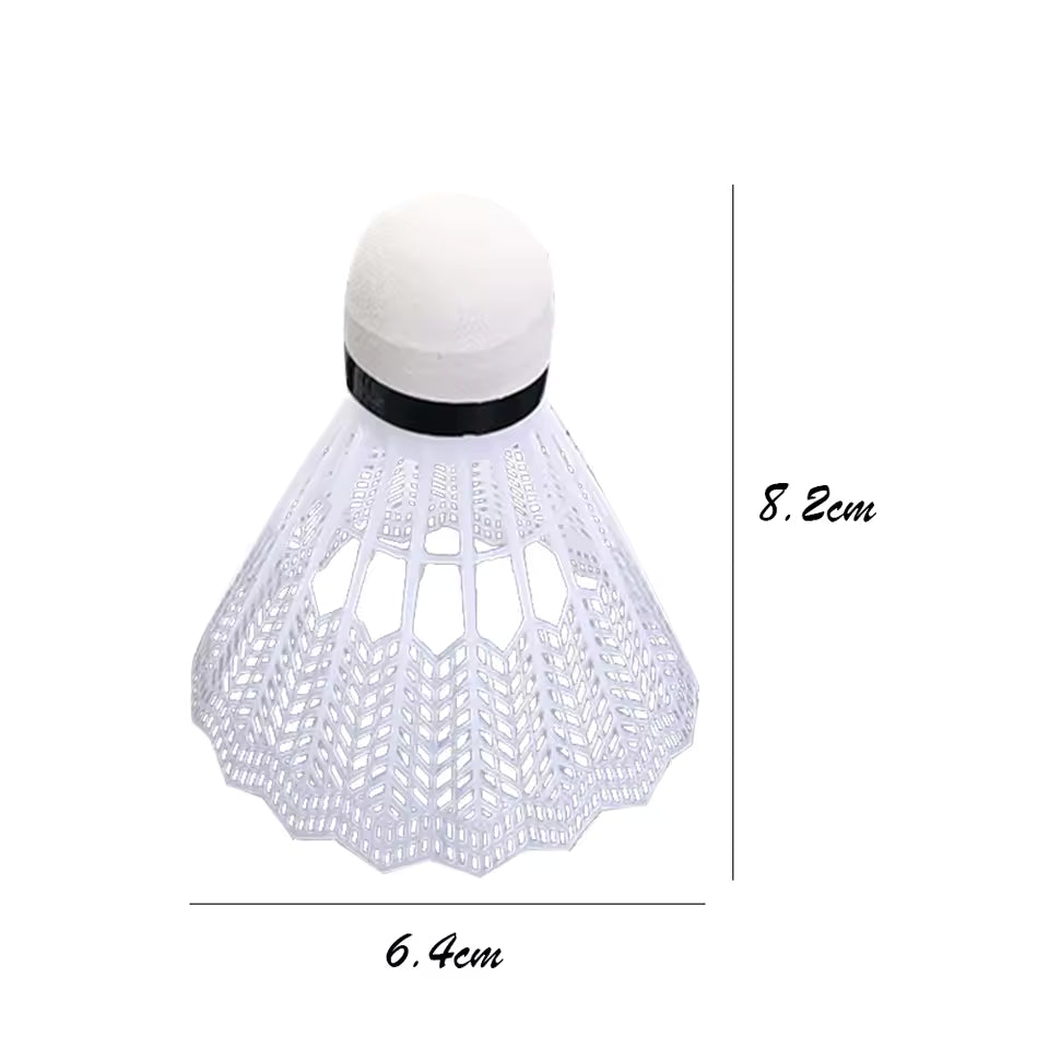 12pcs Plastic Badminton Shuttlecock Lightweight Badminton for Hitting Practice Portable Badminton for Training Outdoor Supplies