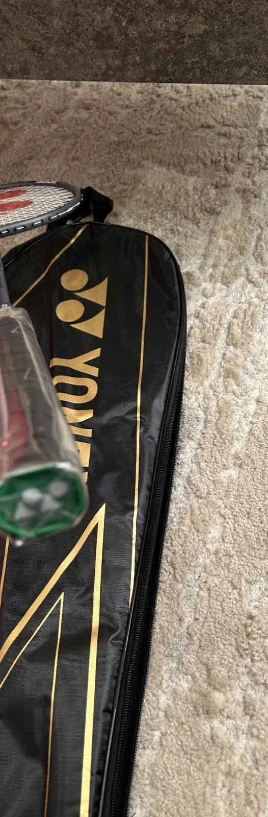 YONEX badminton racquet Astrox Attack 9 GREY Strung Badminton Racquet With CASE