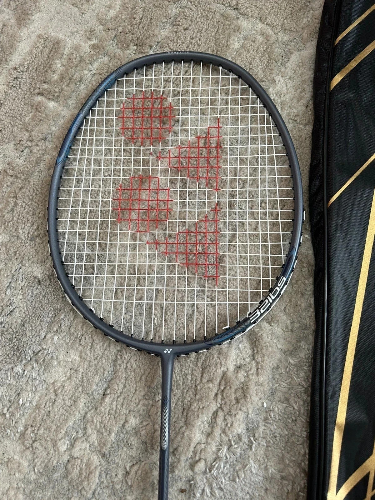 YONEX badminton racquet Astrox Attack 9 GREY Strung Badminton Racquet With CASE